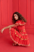 Load image into Gallery viewer, CELIA B - HAZE RED DRESS

