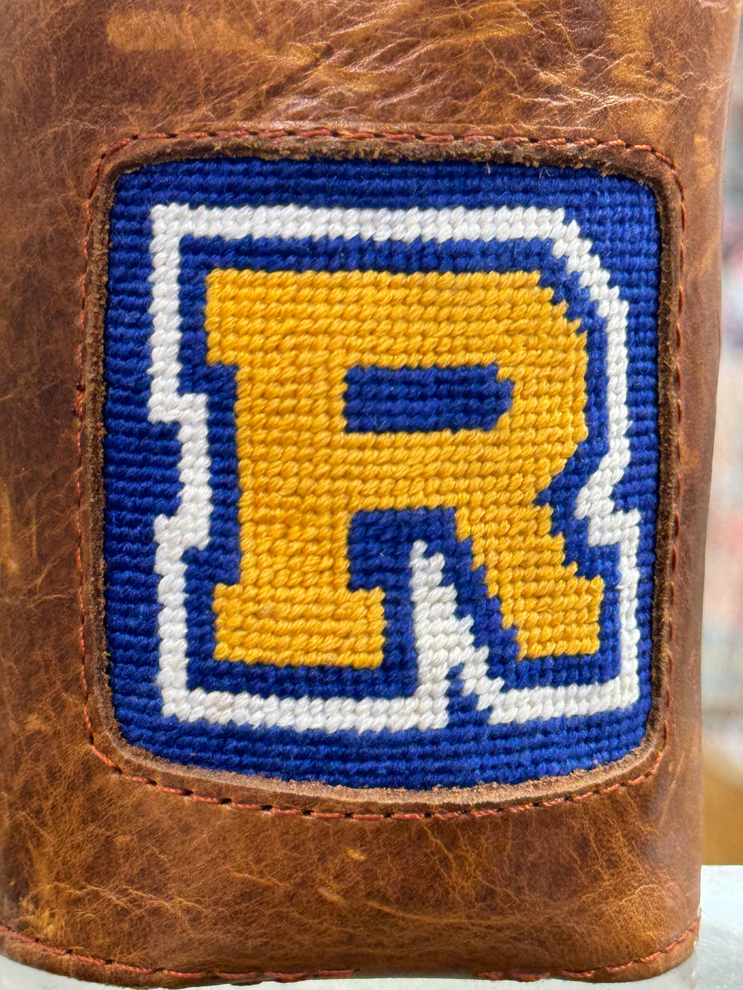 Rollins Needlepoint Can Cooler