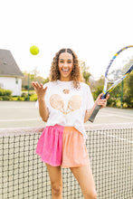 Load image into Gallery viewer, Queen of Sparkles - Gold Tennis Tee
