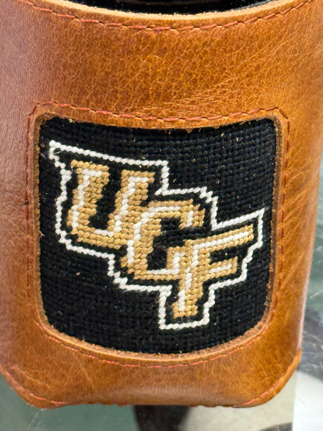 University of Central  Florida Needlepoint Can Cooler