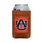 Load image into Gallery viewer, Auburn (Orange) Needlepoint Can Cooler
