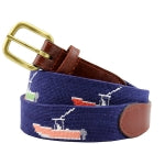 Load image into Gallery viewer, Power Boats Needlepoint Belt
