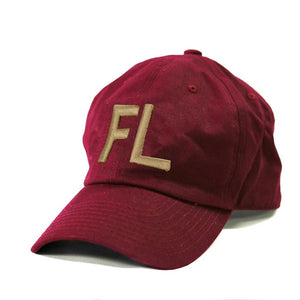 Florida "FL" State Letters Hat Garnet
