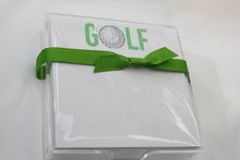 Load image into Gallery viewer, Golf note pad with lucite holder
