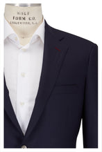 Load image into Gallery viewer, SAMUELSOHN Solid Navy Blue Wool Sportcoat
